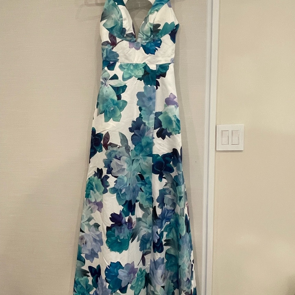 Satin gown